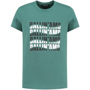 Ballin T-shirt met printopdruk groen