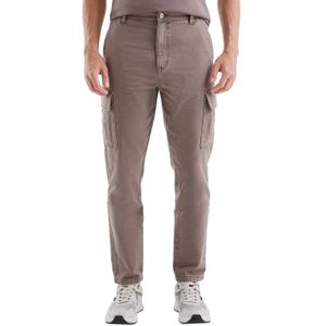 Broek - Casual Katoenen Twill Cargo - Regular Fit