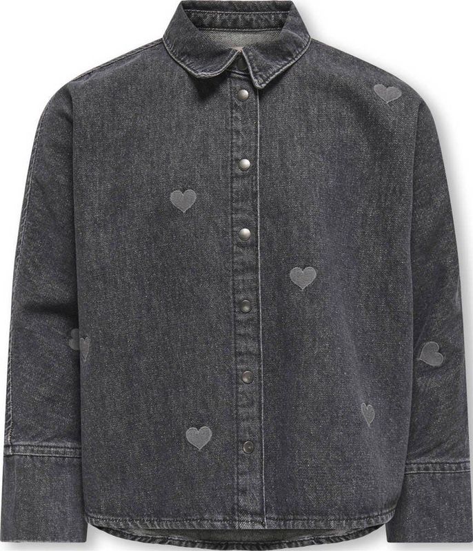KIDS ONLY GIRL denim blouse black denim