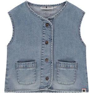Stains&Stories gilet blauw