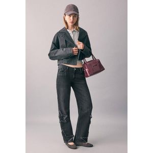 MANGO TEEN - Jeans - Grijs - Low Waist Wide Leg