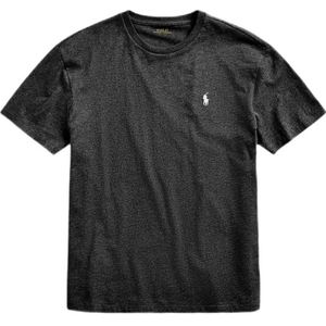 POLO Ralph Lauren regular fit T-shirt met logo black marl heather