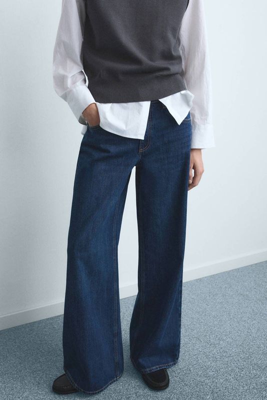 MANGO Jeans 'ANNIE'  donkerblauw