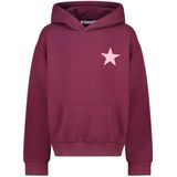 America Today sweater met backprint donkerrood