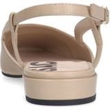 Sacha leren slingback loafers beige