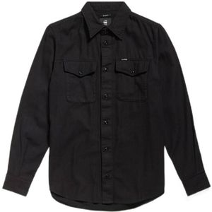 G-Star RAW slim fit denim overhemd Marine black