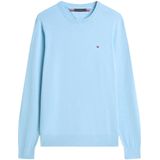 Tommy Hilfiger Mannen Essential SSNL katoen ronde hals MW0MW39999 Trui Trui, blauw, XS, Blauw (Well Water), XS