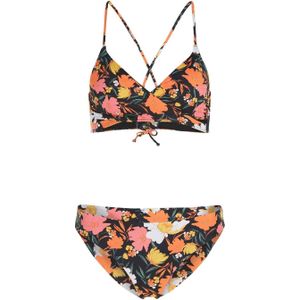 O'Neill voorgevormde bikini Baay Maoi zwart/oranje/roze