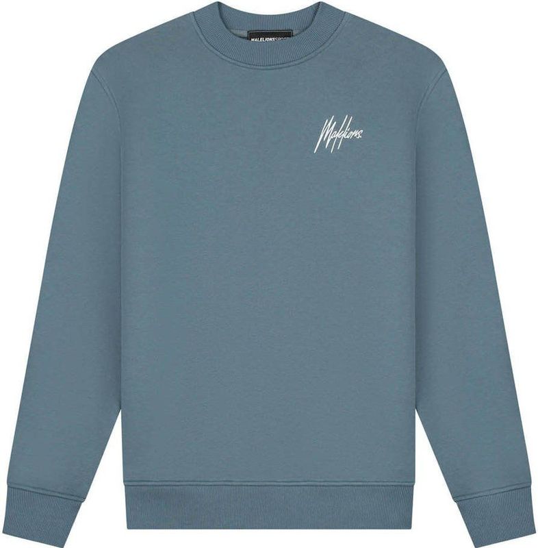 Malelions - Sport Logo Sweater - Indigo - Regular Fit