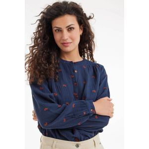Didi blouse donkerblauw