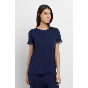Dorina Curve pyjamatop Aurora donkerblauw