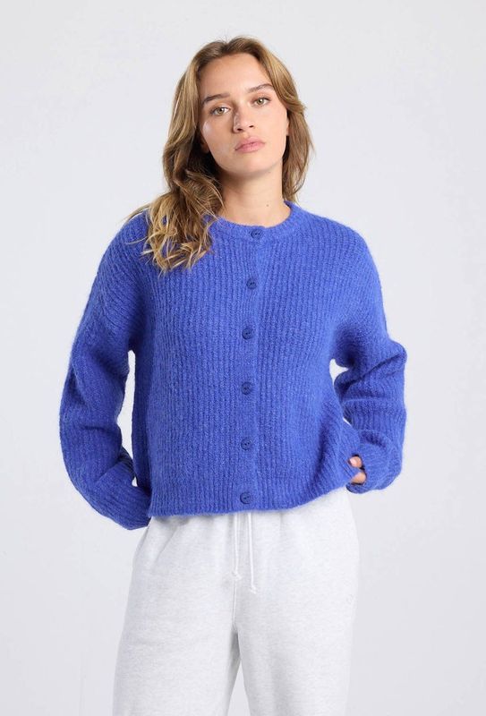 America Today gebreid vest grijs