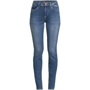 LTB high waist skinny jeans Jonna dark blue denim
