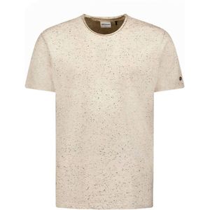 No Excess gemêleerd T-shirt beige