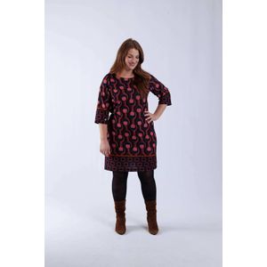 Paprika korte jurk donkerblauw