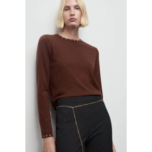 Mango pullover bruin