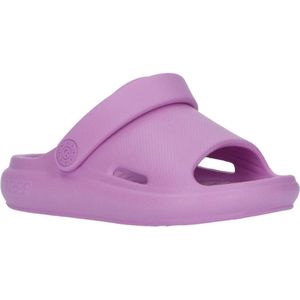 Reef Little Rio Slide slippers met hielbandje lila