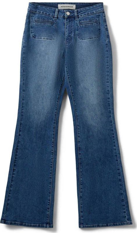 Sofie Schnoor flared jeans dark blue denim