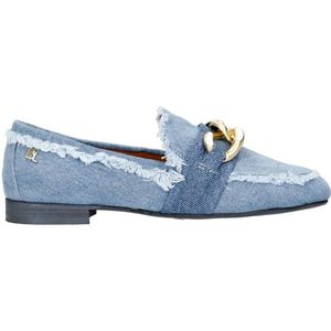 Babouche Pien denim loafers blauw