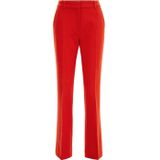 WE Fashion flared pantalon rood