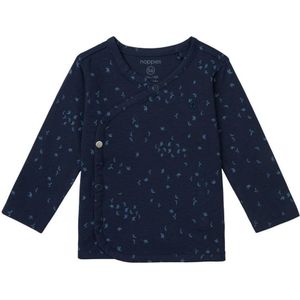 Noppies baby longsleeve Nantes met biologisch katoen donkerblauw