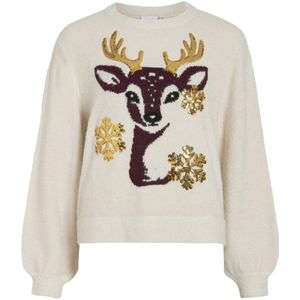 VILA trui ecru gebreid