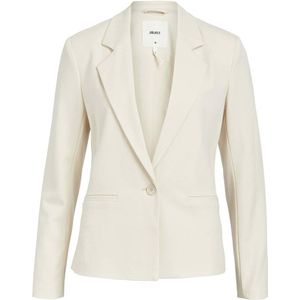 OBJECT rechtvallende blazer OBJLISA van polyester crÃ¨me