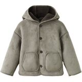 Mango Kids winterjas groen