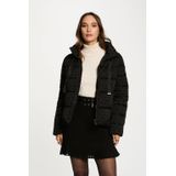 Morgan gewatteerde jas zwart