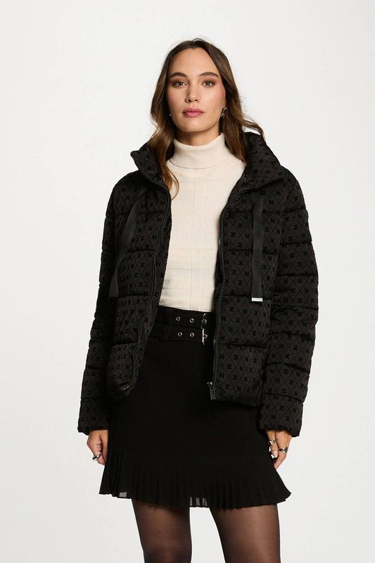 Morgan gewatteerde jas zwart