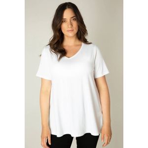 Base Level Curvy basic T-shirt Alba wit