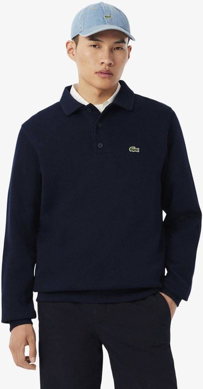 Lacoste - SH5781 - Trui - Navy Blue - 100% Katoen - Classic Fit