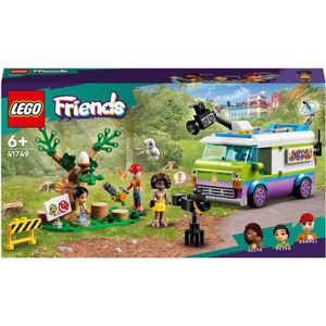 LEGO Friends Nieuwsbusje Dieren Redden Speelgoed voor 6+ Jaar Oude Kinderen - 41749