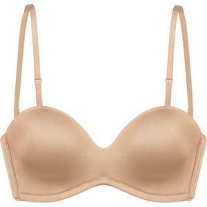 Dorina voorgevormde strapless bh zonder beugel Sublime Sculpt beige