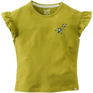 Z8 T-shirt Celine met ruches groen