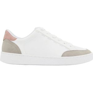 ESPRIT - Sneakers - Wit - Imitatieleer - Platte Zool