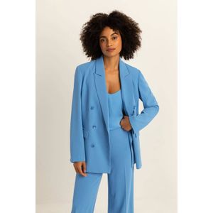 Expresso rechtvallende blazer blauw
