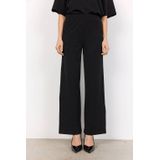 Soyaconcept - Wide Leg High Waist Broek - Zwart - Met Lurex