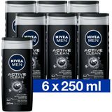 NIVEA Active Clean Douchegel 250 ml Multiverpakking