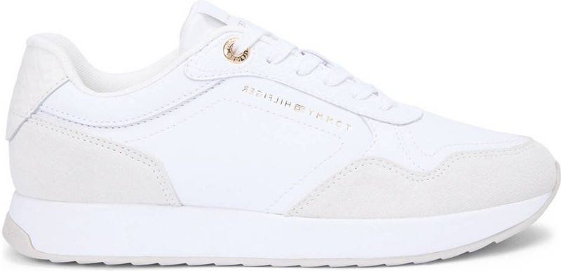 Tommy Hilfiger - Leren Sneakers - Wit