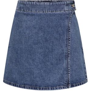 Only - Onlthea Wrap Short Skirt - Blauw Denim - Skort