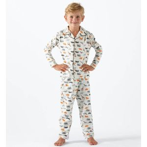 Little Label pyjama van biologisch katoen met dierenprint multi