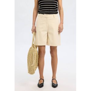 SELECTED FEMME wide leg high waist casual short beige