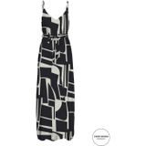 VERO MODA MATERNITY zwangerschapsjurk met all over print zwart/wit