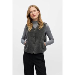 Object - Bodywarmer Ella Teddy - Antraciet - Dames