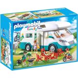 PLAYMOBIL Family Fun Camper met familie - 70088