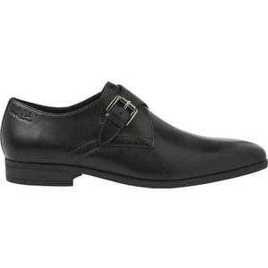 Van Lier Portofino leren gespschoenen zwart