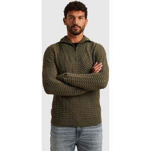 Cast Iron - Schipperstrui - Groen - Gebreide Trui