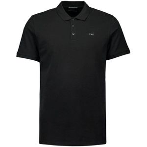 No Excess polo met logo zwart