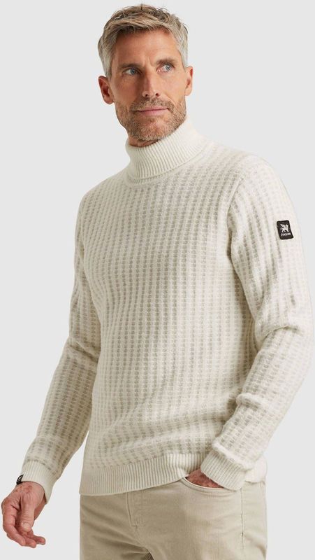 Vanguard - Coltrui Structuur - Off White - Heren Trui